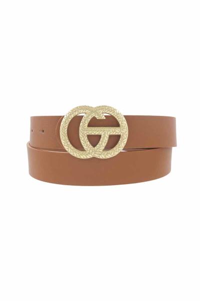 BASKER TEXTURED BUCKLE BELT