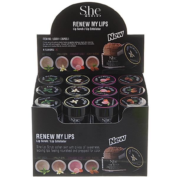 RENEW MY LIPS LIP SCRUB EXFOLIATOR (36 UNITS)