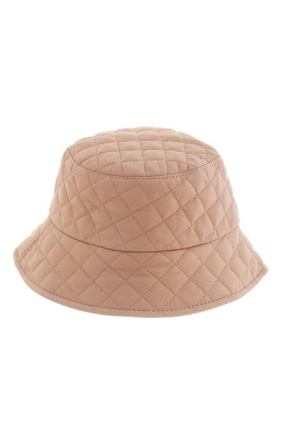 QUILT STITCH DESIGN BUCKET HAT