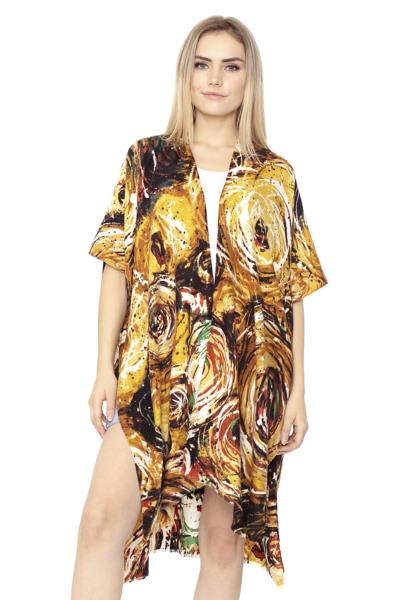 Abstract Print Kimono