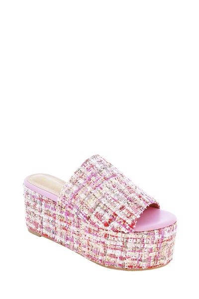 STYLISH CHIC DESIGN PLATFORM SLIPPER SANDALS