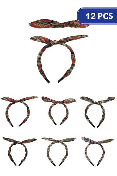 Ribbon Headband (12 Units)