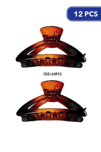 Triangle Hair Claw Jaw Clips (12 Units)