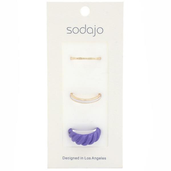 SODAJO Color Metal Ring Set