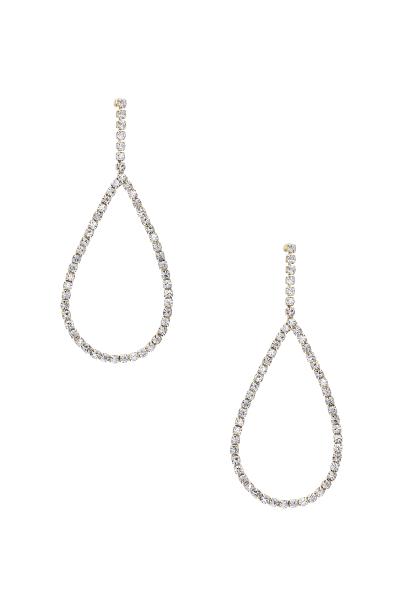 Rhinestone Teardrop Earring
