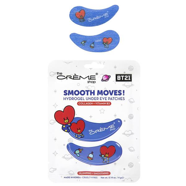 BT21 Printed Hydrogel Under Eye Patches 6 Pc