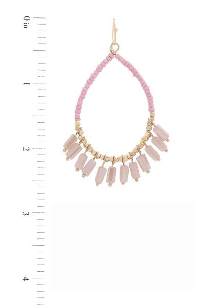 Teardrop Beaded Earring