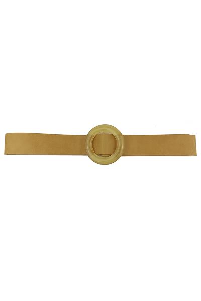PLAIN ACRYLIC ROUND SOLID COLOR BELT