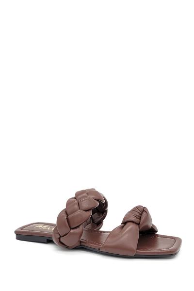 FASHION BRAID BOW STRAP SLIPPER SANDAL