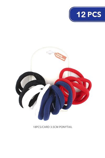 Smooth Multi Mix Hair Band Set (12 Units)