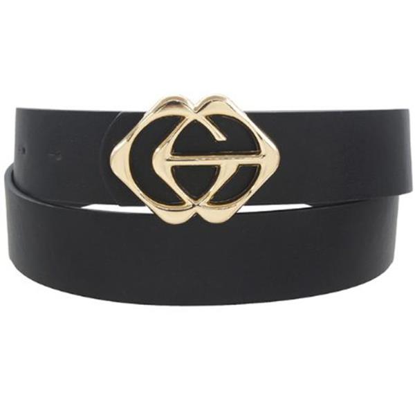 ANGULAR DIAMOND BUCKLE BELT