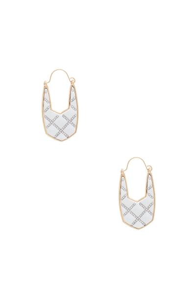 Metal Rhinestone Earring