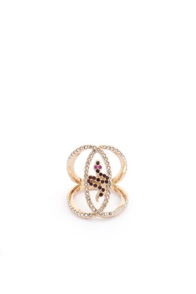 SODAJO Snake Rhinestone Ring