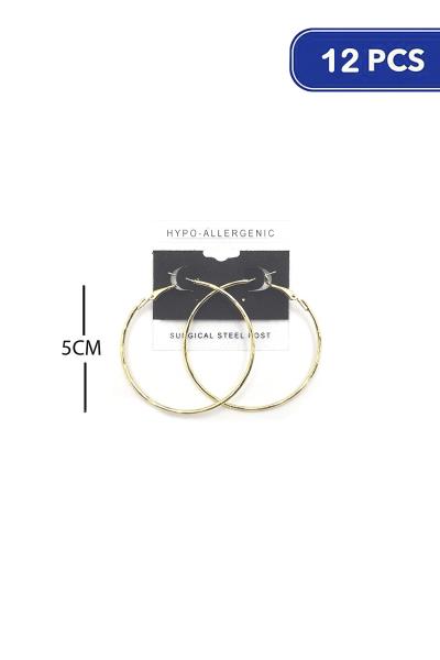 50mm Hoop Earring (12 Units)