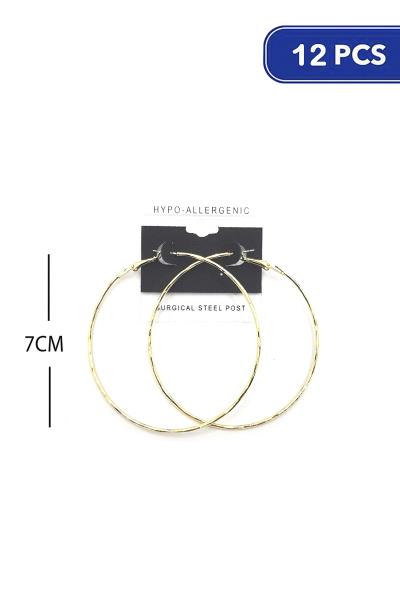 70mm Hoop Earring (12 Units)