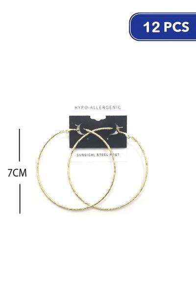 70mm Hoop Earring (12 Units)