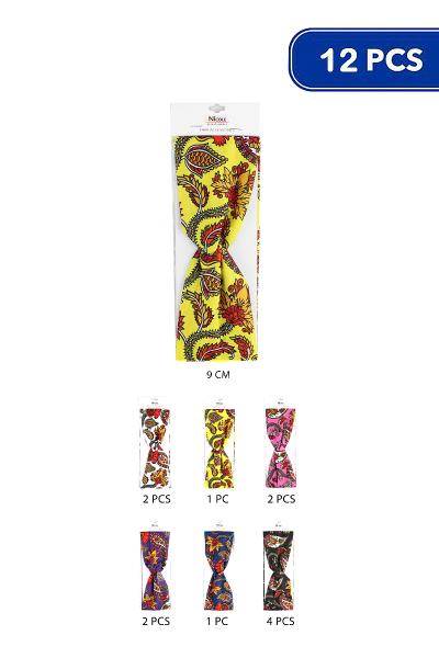 Print Design Color Hair Headband (12 Units)