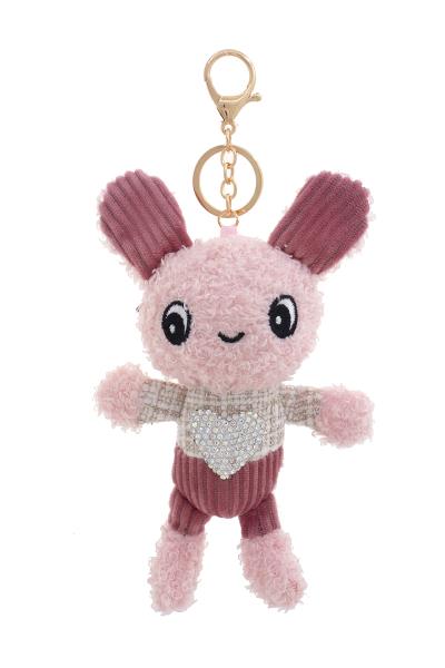Plush Bunny Keychain