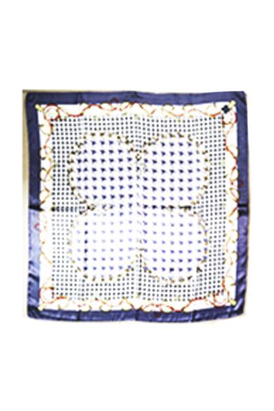 FASHION MULTI FUZZ SHAPE DESIGN SILK COLOR SCARF