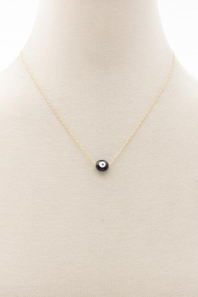 Dainty Chain Evil Eye Bead Necklace
