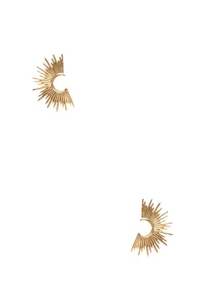 Metal Sparkle Stud Earring