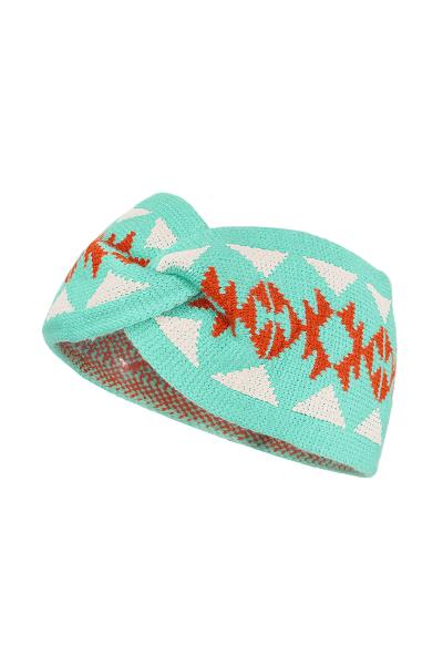 Western Pattern Knit Headband