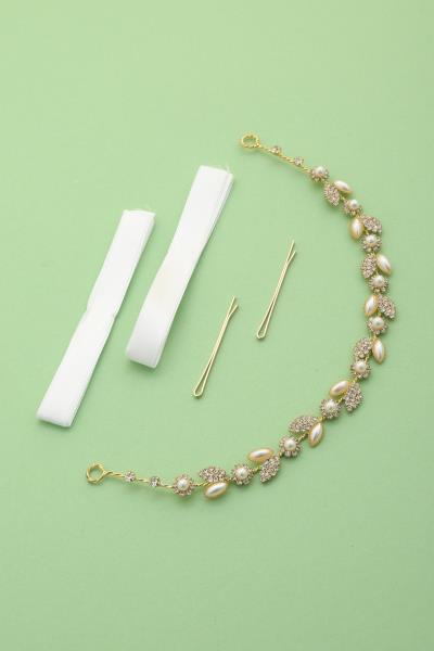 PEARL RHINESTONE HAIR VINE