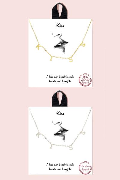 18K GOLD RHODIUM DIPPED NECKLACE