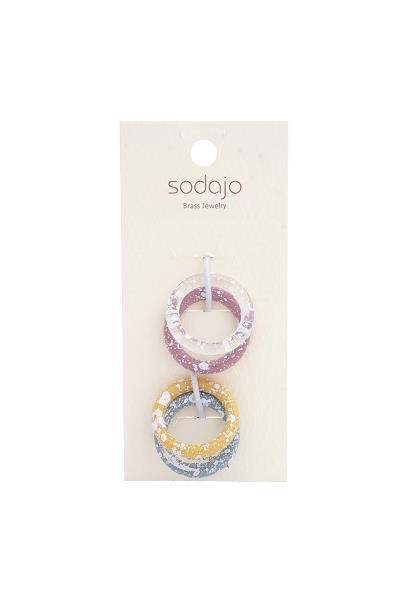 SODAJO Paint Splash Ring Set