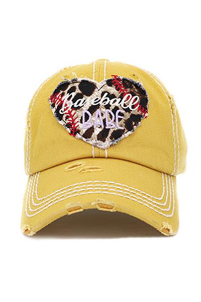 BASEBALL BABE WASHED VINTAGE BALLCAP