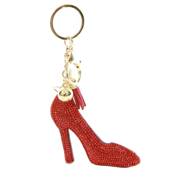 RHINESTONE HEELS KEY CHAIN