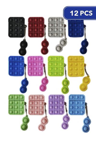 Bubble Color Rectangle Stress Reliever Toy
