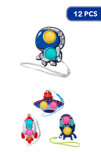 Space Mix 2 Bubble Stress Reliever Toy (12 Units)