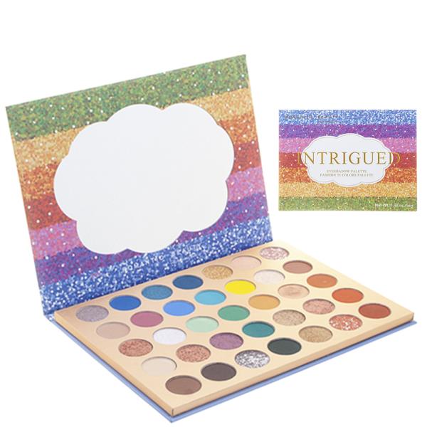 INTRIGUED 35 COLORS FASHION EYESHADOW PALETTE