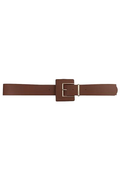 FASHION SMOOTH SQUARE BUCKLE BELT
