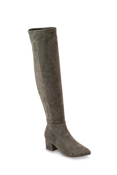 FASHION SMOOTH HIGH LEG HEEL BOOTS