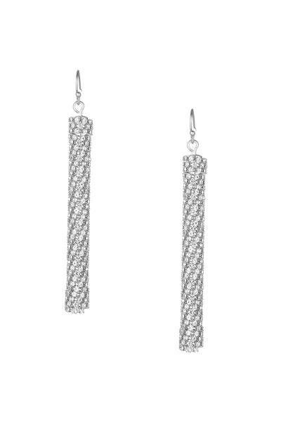 Rhinestone Bar Dangle Earring
