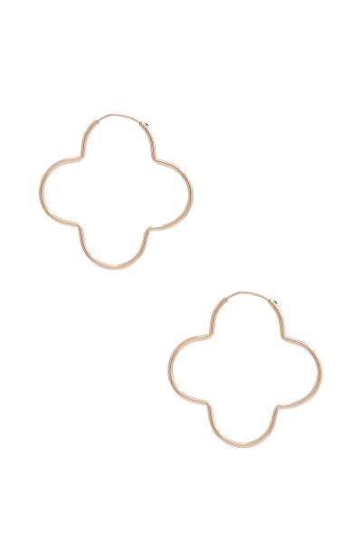THIN METAL MOROCCAN SHAPE EARRING