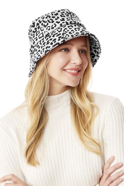 LEOPARD BUCKET HAT