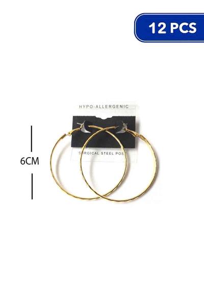 60mm Hoop Earring (12 Units)