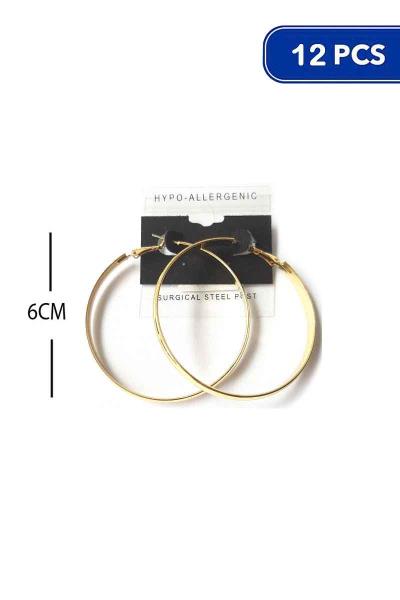 60mm Hoop Earring (12 Units)