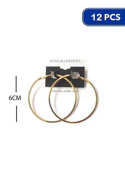 60mm Hoop Earring (12 Units)