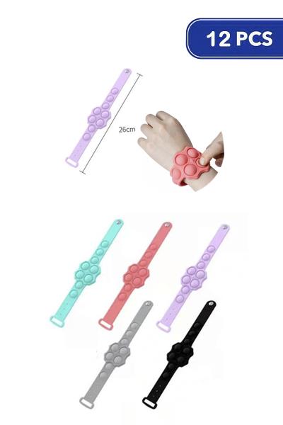 Watch 9 Bubble Stress Reliever Bracelet (12 Units)