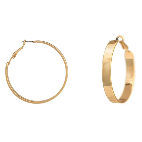 Metal Hoop Earring