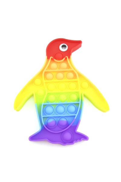 Bubble Color Penguin Stress Reliever Toy