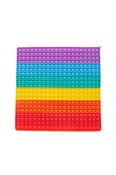 Multi Color 400 Bubbles Square Stress Reliever Toy