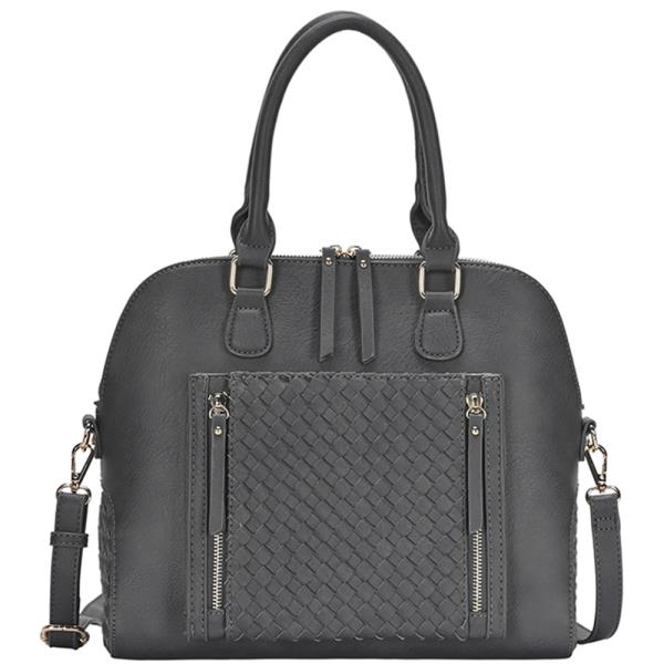 FASHION PATTERN DESIGN ROUND SATCHEL BAG