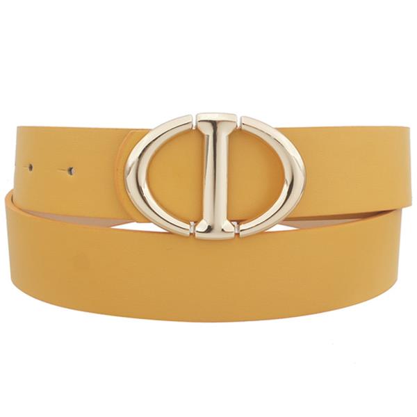 MIRRORED D BUCKLE BELT