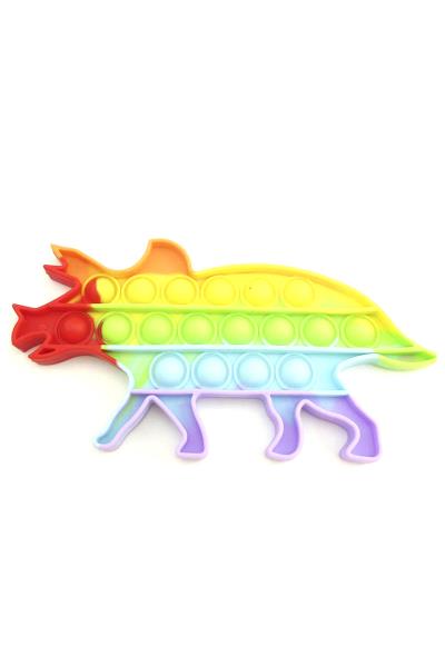 Bubble Color Dinosaur Stress Reliever Toy