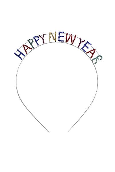 RHINESTONE HAPPY NEW YEAR HEADBAND